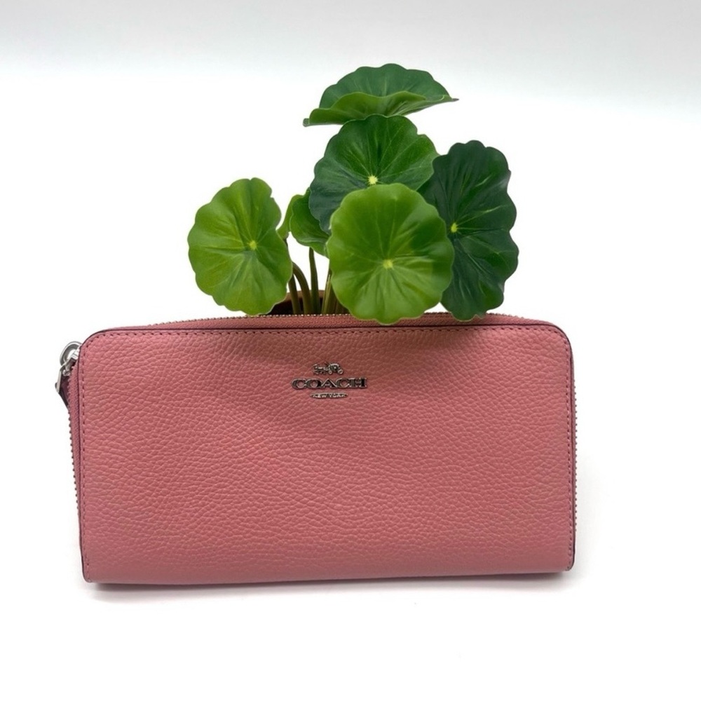 Coach Blush Pink Leather Wallet